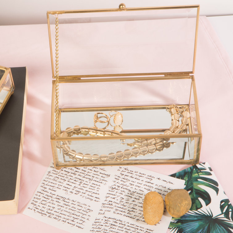 Mercer41 Pindall Glass Memory Box & Reviews Wayfair